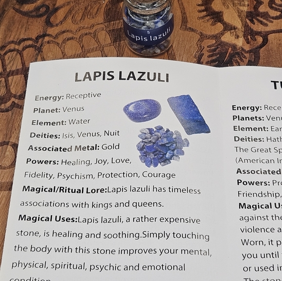 Energy Healing Crystals Lapis Lazuli Jar #62 - Picture 5 of 5